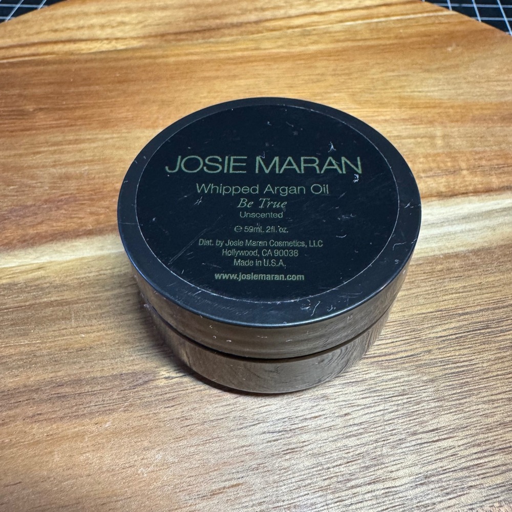 Josie Maran Whipped Argan Oil Face Butter Be True Unscented 2oz 59ml Moisturizer